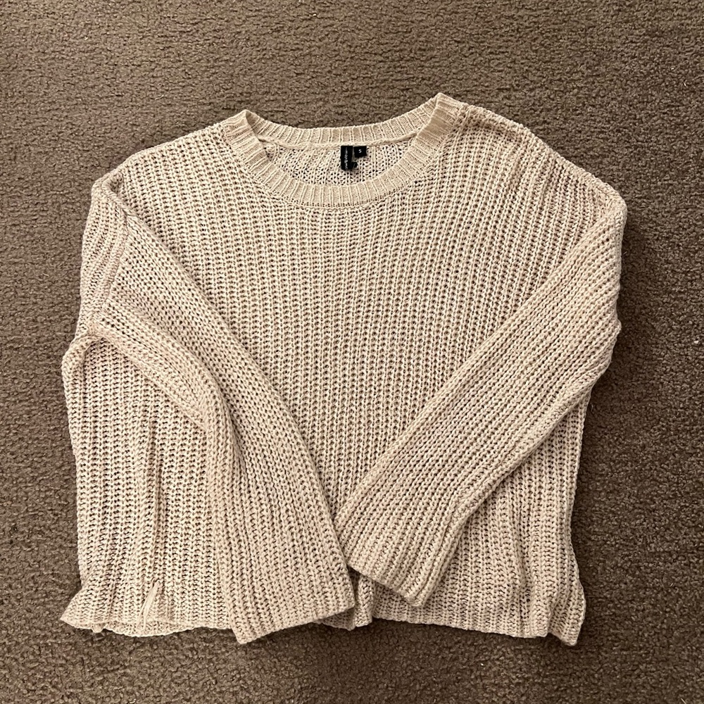 Cream colored sweater